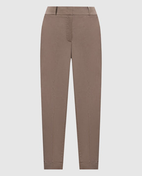 Peserico Коричневі штани A04629U01037
