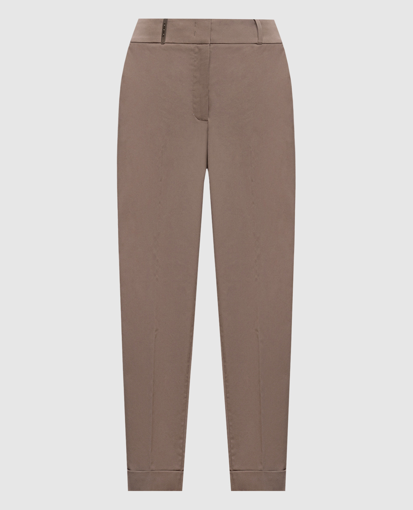 Коричневые брюки