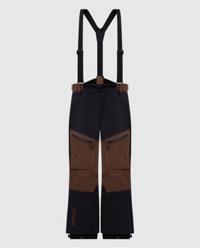 Moncler Grenoble Синие горнолыжные штаны K20972G00009M7200