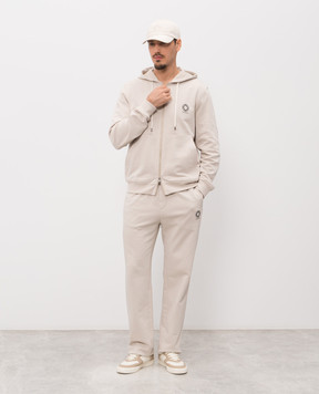 Peserico Бежеві спортивні штани з логотипом R54203J0Q703825