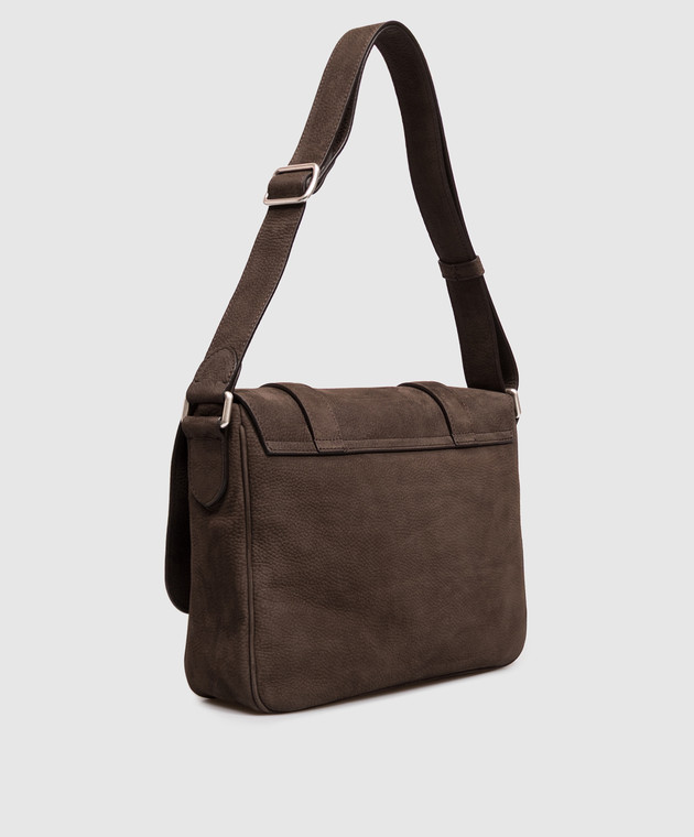 Orciani Коричневая сумка Jones из нубука P00758NAB изображение 3