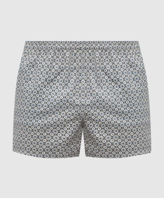 Zimmerli Бежевые трусы-боксеры в принт 469027201978 изображение 2