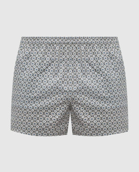 Zimmerli Бежеві труси-боксери в принт 469027201978