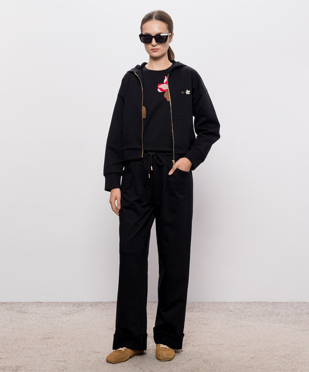 Twinset Черный спортивный костюм 262LI2ZBB изображение 2