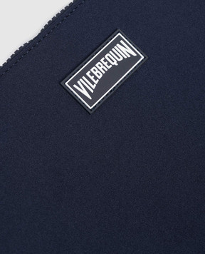 Vilebrequin Синя косметичка з нашивкою логотипа PLLE0137