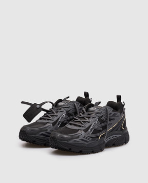 Off-White Черные комбинированные кроссовки Be Right Back OMIA295C99FAB001