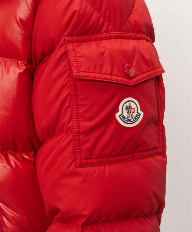 Moncler Красный пуховик Maya L20911A00138597YX изображение 5