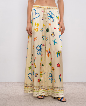 Alemais Жовті палаццо Sidi із шовку 6384P