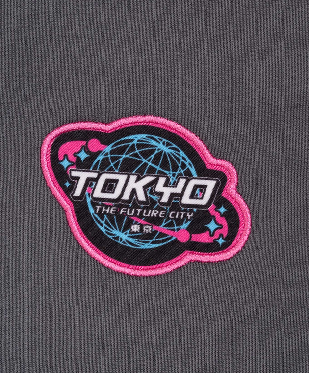 Sprayground Дитячий сірий світшот Shark in Japan SPY1551GGREY зображення 3