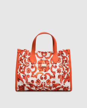 Dolce&Gabbana Детская сумка-тоут в брендовый принт EB0273A7131