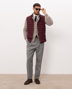 Brunello Cucinelli Бежевий кардиган MNI709706