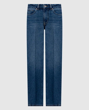 Victoria Beckham Синие джинсы с логотип патч 1326DJE007322B
