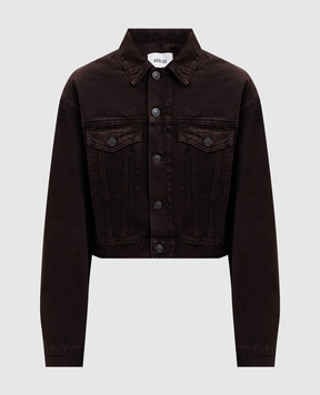 AGOLDE Бордовая джинсовая куртка Radley A5106C1183