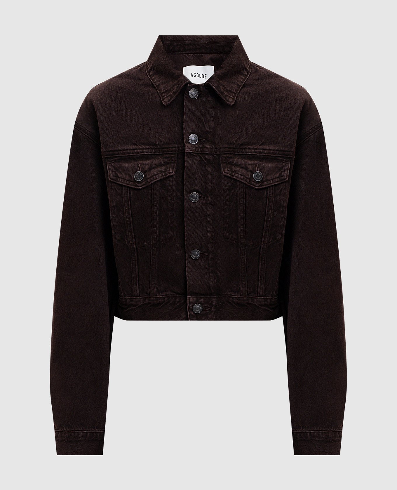 Бордовая джинсовая куртка Radley