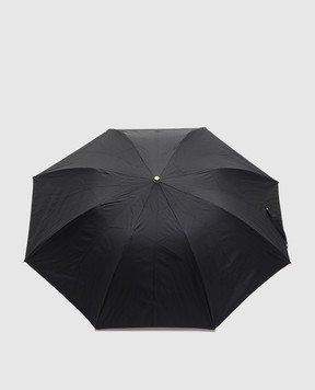 Pasotti Синий складной зонтик с ручкой из кожи страуса OMITUO64S526823