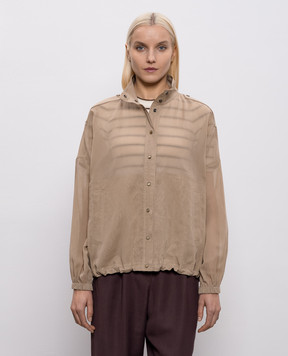 Brunello Cucinelli Бежевая куртка M0F91SO606