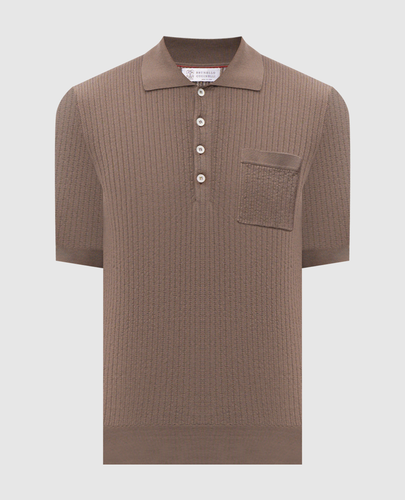 Коричневое поло