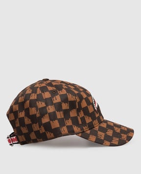 Sprayground Дитяча коричнева кепка в клітинку SP15015BRWN