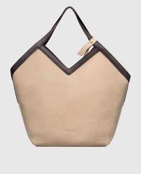 Peserico Бежева замшева сумка з логотипом S38360C0RCC677