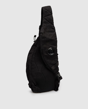 C.P. Company Чорна сумка-слінг з патчем логотипа MAC735A005269G