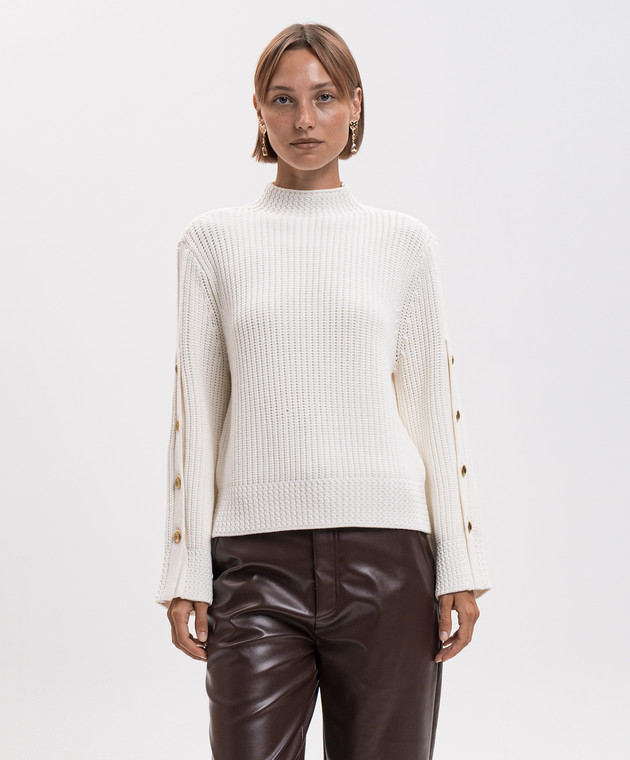 Twinset Свитер цвета айвори 262TP3170 изображение 3