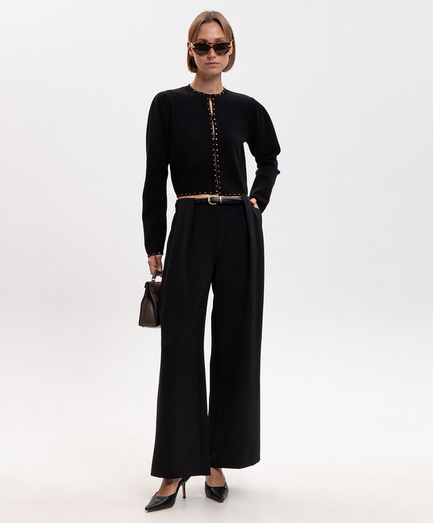 Twinset Черный кардиган 262TP3090 изображение 2