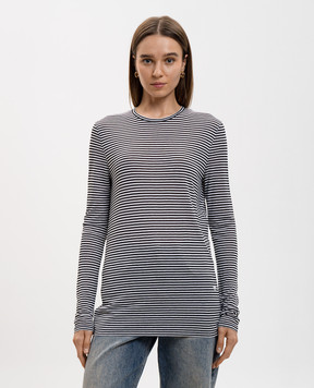 Tom Ford Чорний лонгслів в смужку TSJ632JEX187