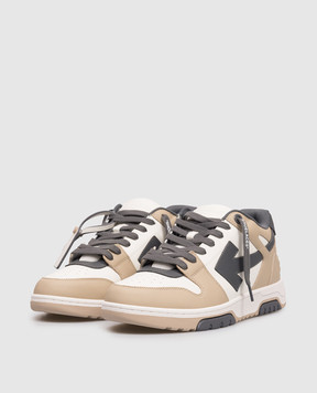 Off-White Шкіряні кросівки Out Of Office OMIA189S26LEA003