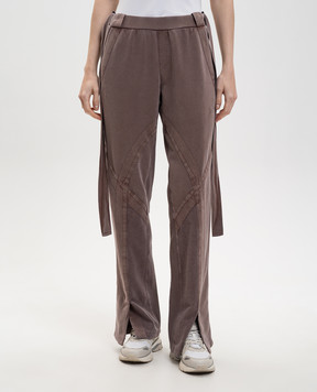 The Attico Коричневі спортивні штани 260WCP00292JJF006AA