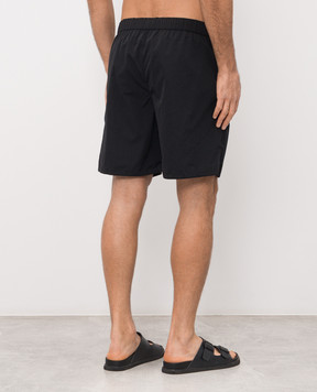 Moncler Черные шорты для плавания с нашивкой логотипа L10912C00003597IQ