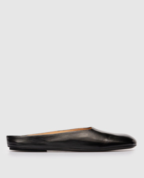 Marsell Черные кожаные мюли Bama MW8431P015