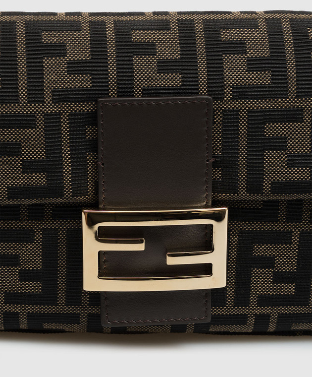 Fendi Baguette сумка в узор монограммы 8BR850B17A изображение 4