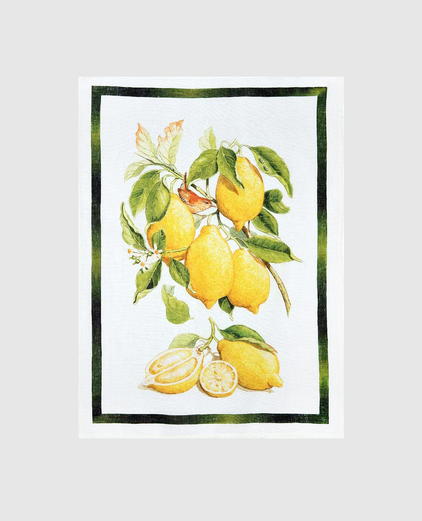 

Белое кухонное полотенце LIMONCELLO из льна, Белый, Полотенца