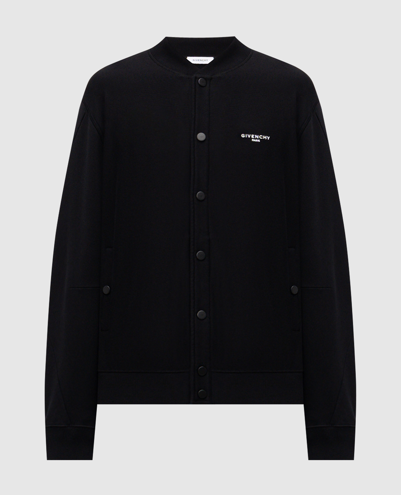 

Черный бомбер с логотипом, Бомберы