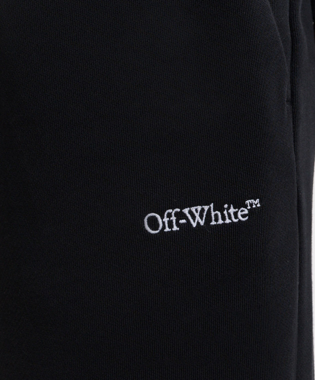 Off-White Чорні спортивні штани 2FH00338B зображення 5