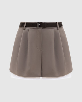 Juun.j Бежеві шорти з вовною JW6125W01A