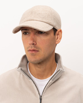Enrico Mandelli Бежева кепка CAP4015428