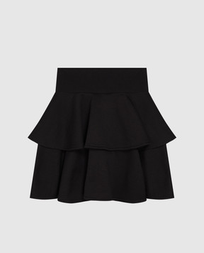 Dolce&Gabbana Детская черная юбка с оборками L5JIC7G7QNV