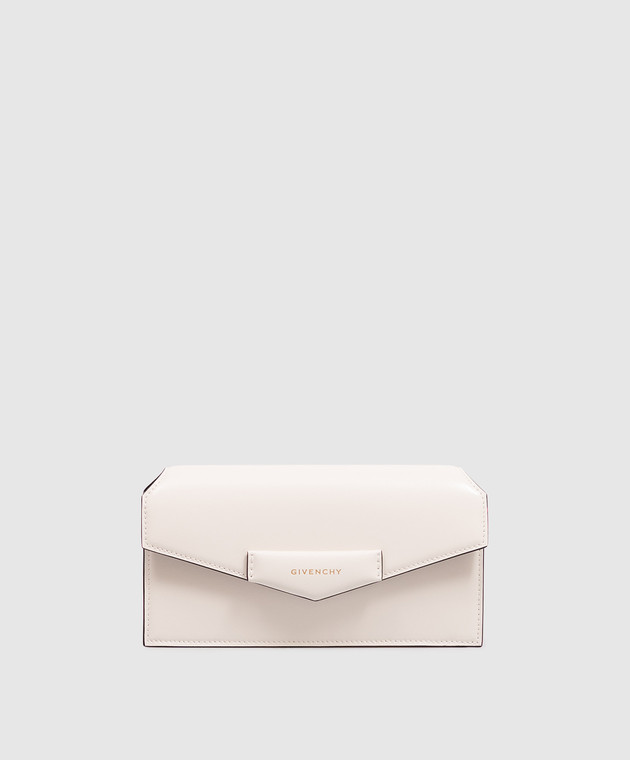 Givenchy Кожаный клатч Antigona цвета айвори BB60RTB13A