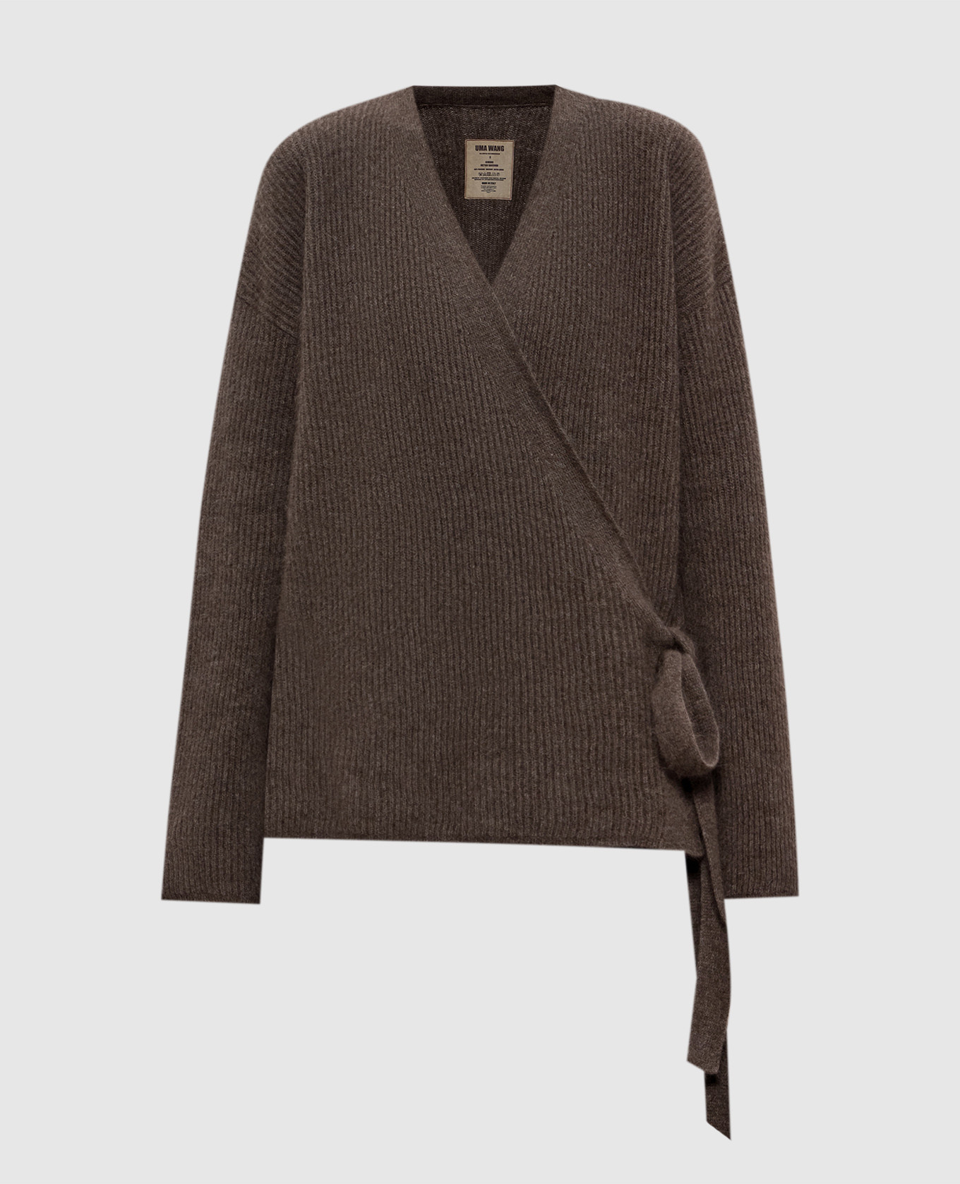 

Коричневый кардиган из шерсти енота, Кардиганы