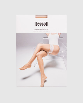 Wolford Бежеві панчохи NUDE 8 den 20207