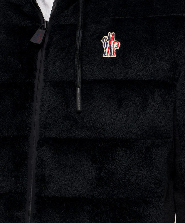 Moncler Grenoble Черная комбинированная куртка L20988G00010809EG изображение 5