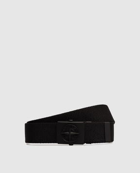 Stone Island Детский черный ремень L2S169300001S0061