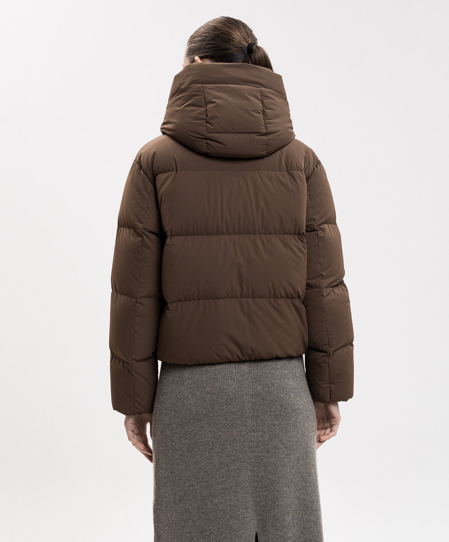 Woolrich Коричнева пухова куртка Madison CFWWOU2227FRUT3107 зображення 4