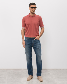 Peserico Терракотовое поло с молнией R59478F149173N