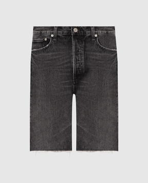 AGOLDE Сірі джинсові шорти Anson A6761346