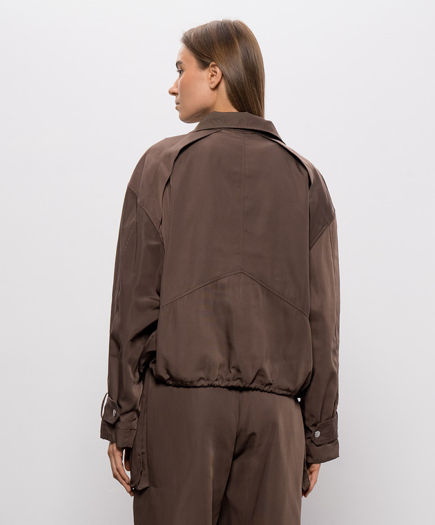 3.1 Phillip Lim Коричневый анорак F26160955HON изображение 4