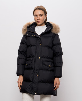 Moncler Черный пуховик Aphroties L20931C0002553A5E