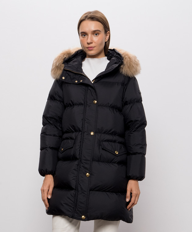 Moncler Черный пуховик Aphroties L20931C0002553A5E изображение 3
