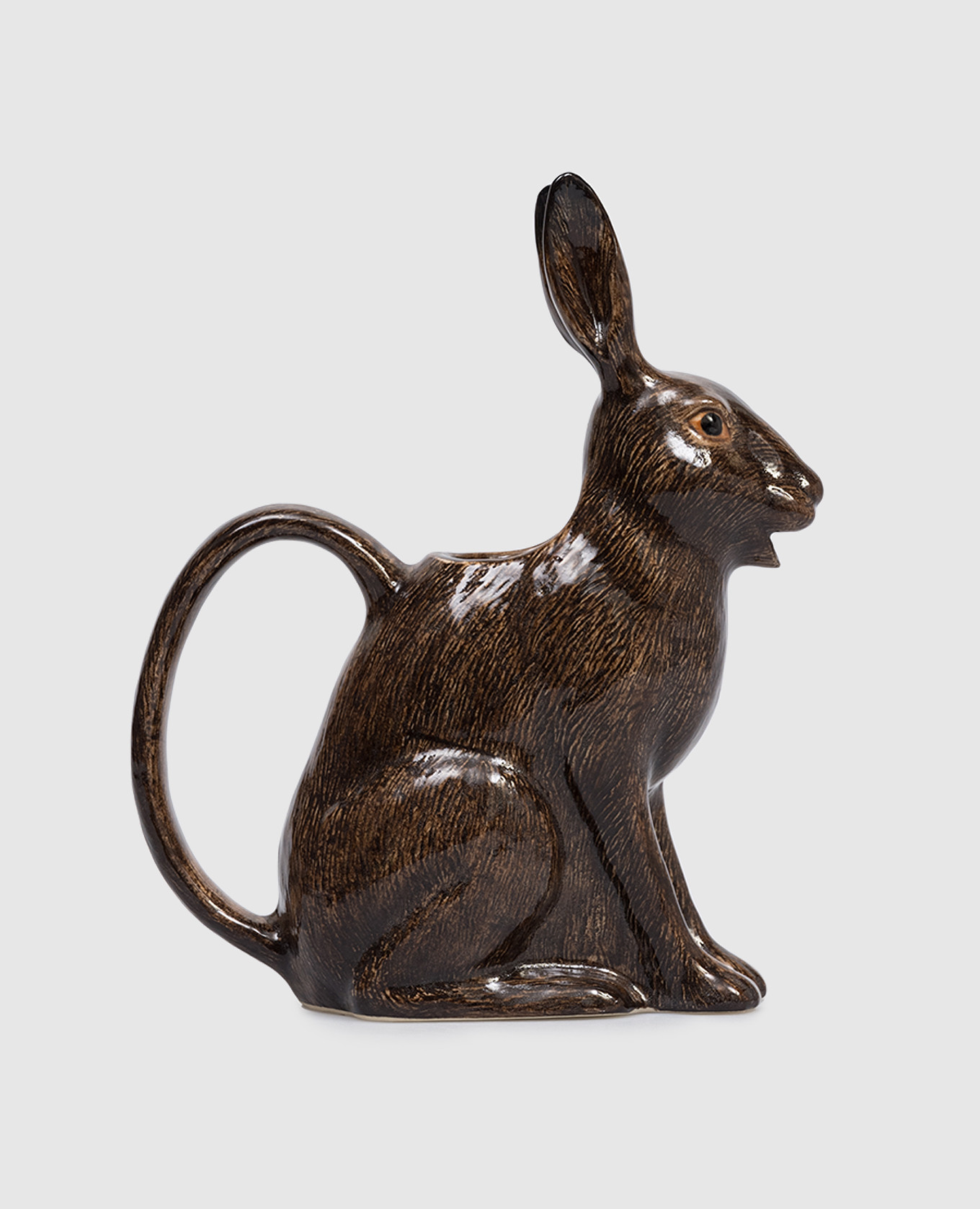 

Коричневая керамическая соусница Hare, Коричневый, Посуда
